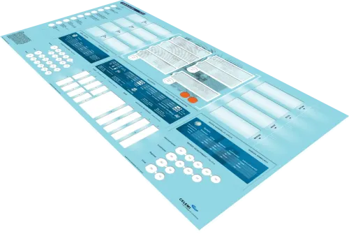 Board of CELEMI Decision Base™ business simulation