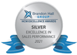 Brandon Hall Group Excellence in Sales Performance award 2021 logo