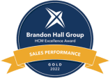 Brandon Hall Group Excellence in Sales Performance award 2022 logo